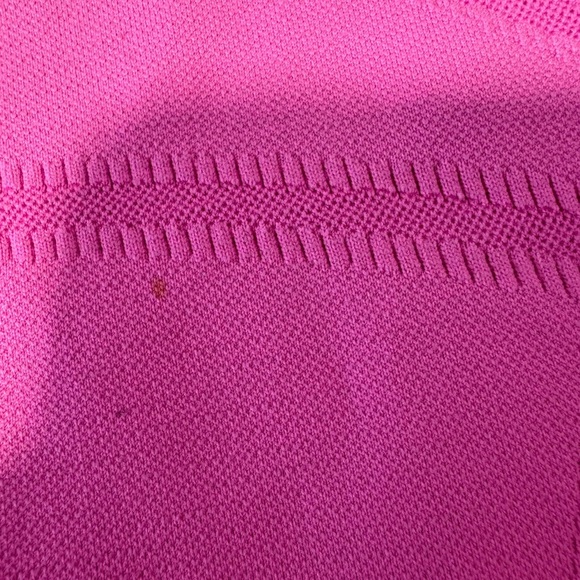 Ivivva Lululemon Pink Athletic Fly Tech Short Sleeve T-Shirt Girls Size Large 14 - Picture 2 of 10